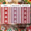 Raamstickers Lucky Goddness Christmas Infusible Transfer Ink Sheet 12x12" Patroon Sublimatie Papier Voor T-Shirt Onderzetters Warmtepers