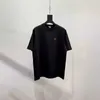 Herrt-shirts Designer Poison Family Rätt version Minimalistisk klassisk brev Broderi Advanced Round Neck Korean Edition Instagram Kort ärm T-shirt QHQ0