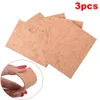 3st 60*40*2mm Natural Saxophone Cork Sheet Neck Joint Board Lämplig för Alto/Soprano/Tenor Sax Musikinstrumenttillbehör