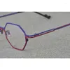 Zonnebrilmonturen Zuiver titanium brillen voor mannen Zakelijke stijlbrillen ondersteunen aangepaste graden elegante frameglazen