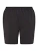 Grande taille été cordon taille décontracté court solide noir lâche élastique poche côtés Shorts de sport grand 8XL 240329