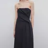 Huidige H LOW CLASSIC mouwloze jurk voor dames lente/zomer 2024 nieuwe ultraeenvoudige en kleine a-lijnrok