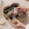 Kosmetiktaschen Große Reisetasche Für Frauen Leder Make-Up Organizer Weibliche Kulturbeutel Make-Up Fall Aufbewahrungstasche Luxus Dame Box