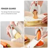 Dog Collars Knife Cutting Protector Vegetable Hand Guard Potato Masher Stainless Steel Food Safety Holder