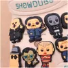 Shoe Parts & Accessories Wholesale 100Pcs Pvc Movie Cartoon Woman Man Sandals Charms Fit Wristbands Ornament Decoration Drop Delivery Dhezw