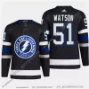 Tampa''bay''lightning''men شباب Brayden Point Steven Stamkos Andrei Vasilevskiy Nikita Kucherov Black Alternate Hockey Hockey Jersey