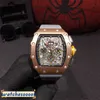 Luxus Uhren mechanische Uhr Schweizer Bewegung Vollmechanik S männer 40x50x16mm Blauer Lichtspiegel einzigartige ausgehöhlte literal l