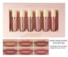 Läppglans Rose Matte Liquid Lipstick Set Naken Nonstick Cup Waterproof Long Lipgloss Kit Makeup 6 PCSSet9671851