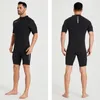 Maillots de bain pour femmes 3MM Combinaison de plongée Hommes Femmes Chaud Résistant au froid Snorkeling Maillot de bain en plein air Manches courtes Shorts Couple Beach Surf