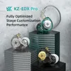 KZ EDX Pro Earphones Bassöränger i öronmonitor hörlurar sportbrus som avbryter Hifi -headset Nytt ankomst!