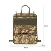 Sac de rangement pour dossier de siège de voiture, sac de rangement multifonction camouflage suspendu, pochette de rangement de voiture, accessoires d'intérieur 1 pièce