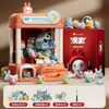 Doll Machine Kids Coin Operated Play Game Mini Claw Catch Toy Crane Machines Music Children Xmas Gifts Toys y240319