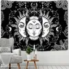 Tapestries Hippy Hippie Celestial Mandala Moon Sun Tapestry Wall Hanging Large Bohemian Cloth Decor