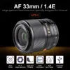 VILTROX 1m 2m 56mm 4 Lens Auto Focus APSC Compact Large Aperture for E mount A7II Camera Lenses 240327