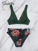 Use Seaselfie Floral Plunge traseiro