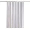 Rideaux de douche couleurs de salle de bain massive blanc simple de haute qualité imperméable confortable pour salle de bain avec crochets en plastique