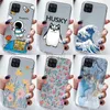 Mobiltelefonfodral för Samsung Galaxy A12 5G Case Flowers Soft Silicone Back For M12 Cover F12 Coque Funda Bag Transparent CAPA 2442