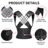 Women's Shapers Posture Corrector For Women And Men Adjustable Shoulder Brace Back Straightener Used Middle Upper Spine