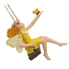 Décorations de jardin Résine Flower Fairy Pendant Kid présente Swing Figurine Crafts Kids Gifts Odorment Statue Tree Decor