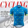 Pro Cykeltröja Set Men Cycling Set Outdoor Sport Bike Clothes Women Dreable Anti-UV Bicycle Clothing Wear Suit Kit 240320