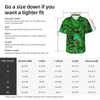 Freizeithemden für Herren, grünes Marmor-Hawaii-Hemd, männlich, Strand, abstrakter Blattdruck, kurzärmelig, bequem, grafisch, trendige übergroße Blusen
