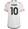 23 24 Nouveaux maillots de football Vlahovic Chiesa 2023 2024 Milik Juventus Pogba Men Kid