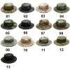 Caps Tactical Camouflage Cap Military Hat Army Caps Män Kvinnor Utomhus Sport Sun Boonie Bucket Fishing Vandring Hunting Climbing Hats