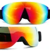 Gogle Professional HD Ski Goggles Uv400 Antifog Ski Okulowe Zimowe wiatrówki na snowboard szklanki lustrzane lustrzane gogle narciarskie