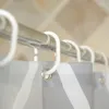 Tende da doccia Tenda impermeabile in poliestere ispessito per la privacy del bagno Grigio con motivo a rombi El