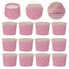 Disposable Cups Straws Dessert Bowls For Sundae Bar Ice Cream Mini Food Containers Jelly