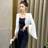 Women's Knits Women Chiffon Bolero Prom Party Shrug Elegant Soft Wedding Bridal Cape Female Evening Shawl Black White Summer Thin Cardigans