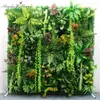 40x60cm 3d groen kunstmatige planten wandpaneel plastic buiten gazons tapijt decor bruiloft achtergrond tuin gras gras bloem muur 240328