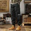 Pantaloni da uomo N Retro High Street Cargo Pantaloni a gamba dritta Tendenza moda Instagram