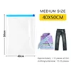 Storage Bags 12Pcs Compression Portable Vacuum Transparent Organizer Sealed Bag For Clothes Bed Linen