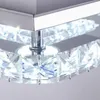 天井照明フリックスチュールスクエアシャンデリアモダンな豪華な照明器具クリスタルリビングルームの寝室の廊下