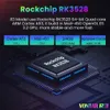 セットトップボックスVONTAR R3 R3 RGBライトアンドロイド13 TVボックスRK3528セットトップ4Kメディアプレーヤー13.0 TVBOX QUADCORE 8K VIDEO HDR10+BT5.0 WIFI6 Q240402