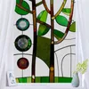 Window Stickers Stained Glass Frosted Surface Bedroom Bathroom Decor Film Privacy Lucky Tree Custom Size