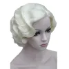 Peruker Aimolee 1920 -talets klafffrisyrer peruk för kvinnor fingervåg retro stil kort syntetisk peruk cosplay