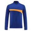 Camisa masculina de goleiro de futebol, camisa de futebol de survetement, agasalho de manga comprida com zíper, uniforme de corrida para academia 240321