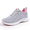 Sapatos femininos para atividades ao ar livre tênis esportivo branco rosa preto