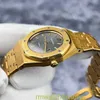 Crystal AP Wrist Watch Royal Oak Series 14470BA Dark Grey Plaid dial 18K Royal Material Date Display Automatic Mechanical Watch
