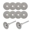 10pcs 18mm Diamante Retinging Wheel Disco Pedras Gemas de porcelana de vidro As lâminas serras