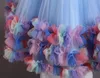 Pretty Mint Red Blue V-hals Girl's Birthday/Party Dresses Girl's Pageant Dresses Flower Girl Dresses Girls Everyday kjolar Kids 'Wear SZ 2-10 D402154