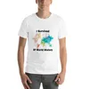 Men's Polos I Survived AP World History T-Shirt Animal Prinfor Boys Vintage Clothes Hippie Aesthetic Clothing Short Sleeve Tee Men