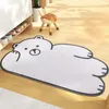 Mattor Cartoon Bear Sand Scraping Dust Door Entrance Doormat Hallbad Bad Non-Slip Rug Borttagning Matttrådslingan Fot