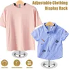 Cintres réglables pour t-shirts, présentoir Flexible, support d'épaule, porte-manteau de vêtement Portable, vêtements suspendus polyvalents