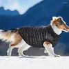 犬のアパレル温かいペットベスト冬のコートフリースジャケットフォール快適な風の犬のような大きな服