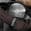 Montres-bracelets CURREN Top Marque De Luxe Fashiong Casual Business Poignet En Cuir Str Mâle Horloge Militaire Quartz Hommes es Reloj Hombre L240402