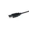 Mjuk och fällbar beständig 3,5x1,35 mm DC USB till DC 3,5 Strömsladd PVC laddningskabel med runda plugg små högtalare