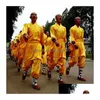 Ensembles de vêtements de gymnastique / Costumes 2021 Enfants Hommes Garçons Kick Boxing Uniformes Shaolin Arts Martiaux Ensembles Chinois Kungfu Costumes Traditionnels Wushu Par Dhwgd